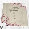 Cherry Blossom Paper - 60 Sheets Pretty Stationery Paper for