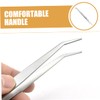 jojofuny Jewelry Making Tweezers Precision Stainless Steel Crafting Tool Ergonomic
