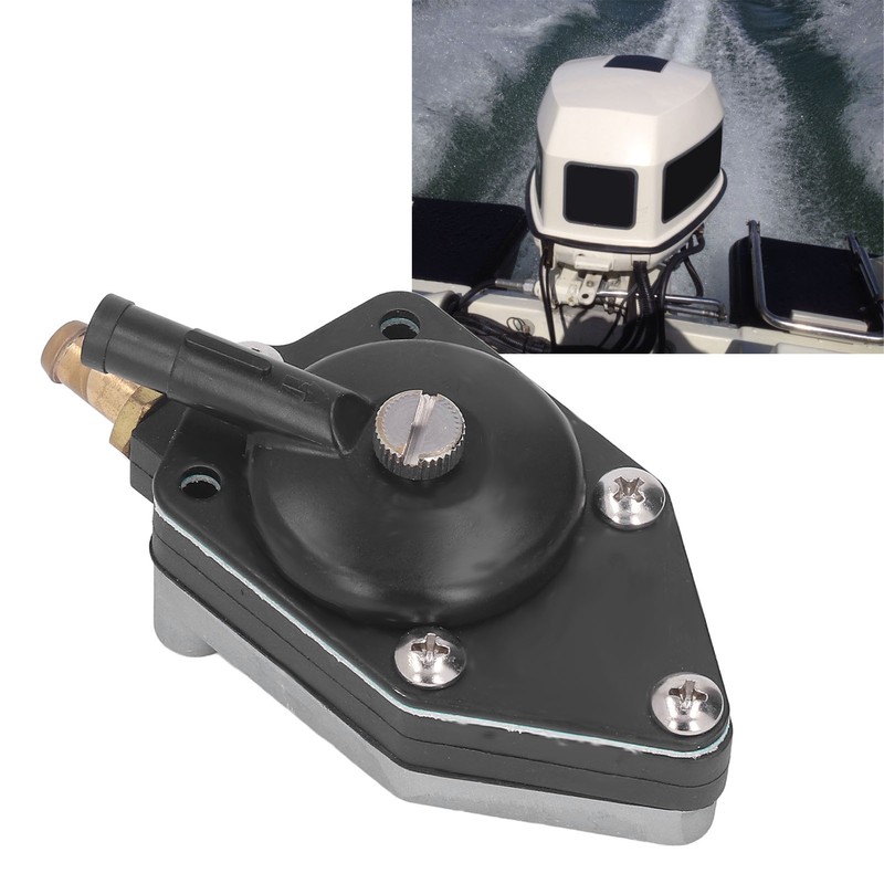 Outboard Fuel Pump with Gasket 438556 Replacement for Johnson Evinrude