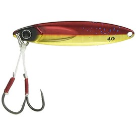 JACKALL Metal Jig, Bing Metal TG Type Throw, 1.4 oz (40 g), Red Gold