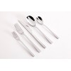 Gibson Elite Sparland 20 Piece Forged Stainless Steel Flatware