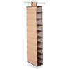 Internet’s Best 10 Tier Hanging Shoe Organizer - Narrow Shelf