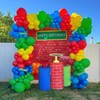 Red Yellow Blue Green Balloons Arch Kit, 129PCS Yellow Blue