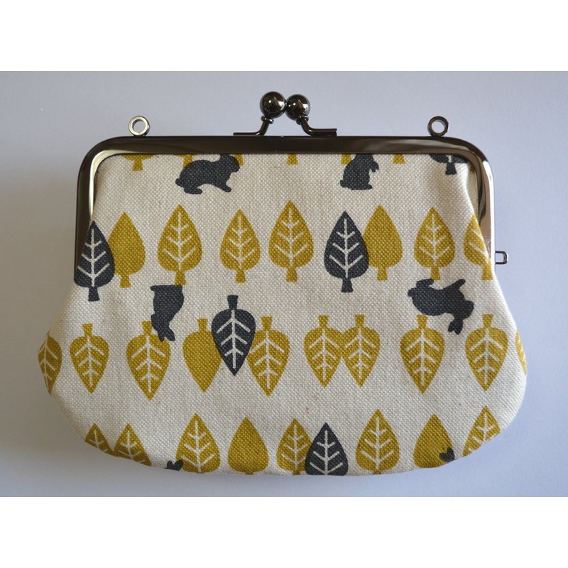 Kyoyu Coin Purse, Tekuteko Canvas, Parent and Child Coin Purse