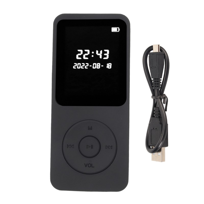 MP3 MP4 Player Bluetooth 5.0 Ultra Thin Digital LCD 1.77