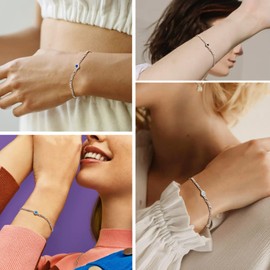 Link Chain Bracelet Bracelt July Birthstone Jewelry Adjustable Sterling Silver Charm Bracelets For Women