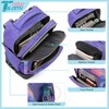 NEW TILAMI 18 Inch Rolling Backpack with Wheels for Girls