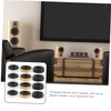 Gadpiparty 12pcs Speaker Isolation Feet Pads Vibration Absorber for Amplifiers