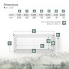 Vent Systems 3" x 10" Inch (Opening Dimensions) White Plastic