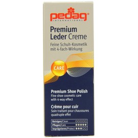 pedag Cream Polish, Medium Brown, in Tube with Applicator, 50 ML