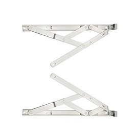 Pair of 17mm x 12" inch Side Hung Window Stays/Friction Hinges - Designed to Stay Open in Any Position Due to Friction, for uPVC or Aluminium profiled Windows (310mm).