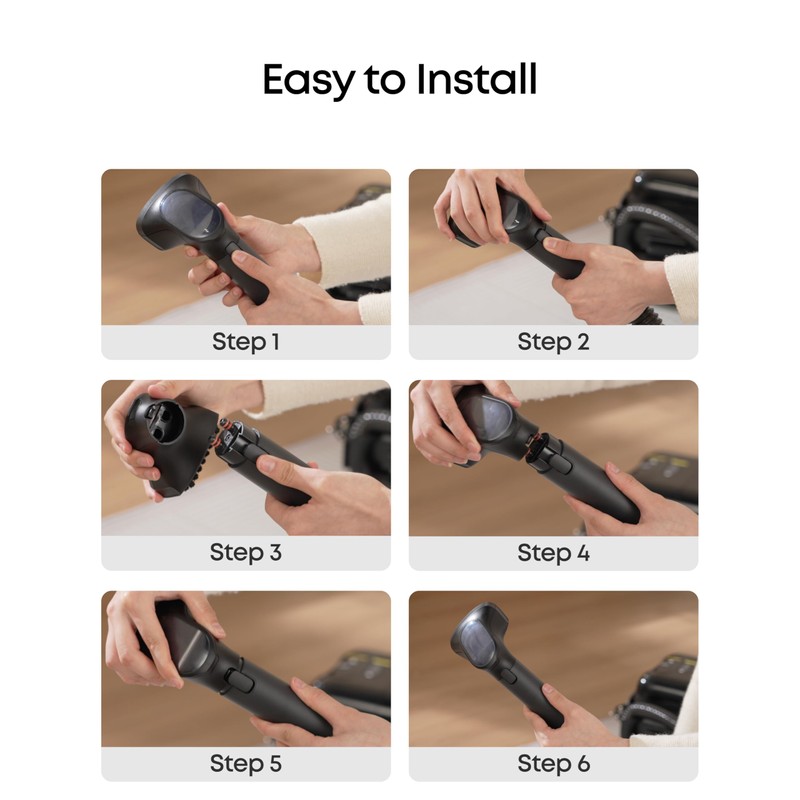 Replacement Rubber Roller Brush and Replacement Brush Guard, Compatible with