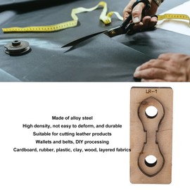 DIY Leather Cutting Die, Leather Metal Cutting Dies DIY Leather Cutting Dies for DIY Craft, Jewelry Making and Home Hollow Cutting Tool (LR-1)