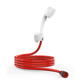 CAMPLUX Hand Held Showerhead with 5 FT Hose, Portable Spray Shower Head, High Pressure Shower Head with ON/Off Switch