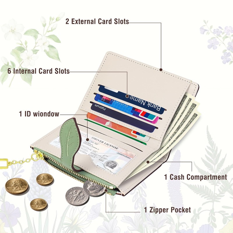 Lapensa Wallets for Women- RFID Blocking- Soft PU Leather Bifold