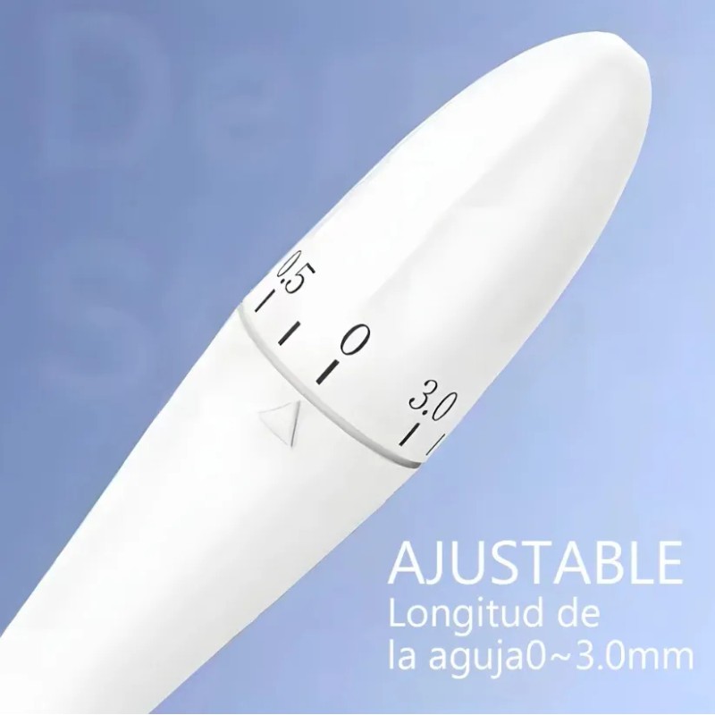 Dermarroller Ajustable 0.5 - 3.0 Mm Regenera Piel Todo En
