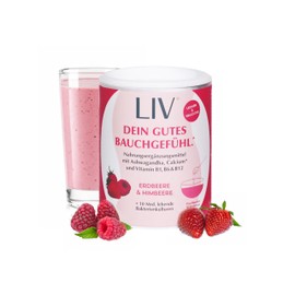LIV Darmkur Probiotika & Präbiotika | Ashwagandha KSM-66® & 10 Mrd. Bakterienkulturen | Ballaststoffe & B-Vitamine | Unterstützung Darmgesundheit | Pflanzen- & Mineralstoffe