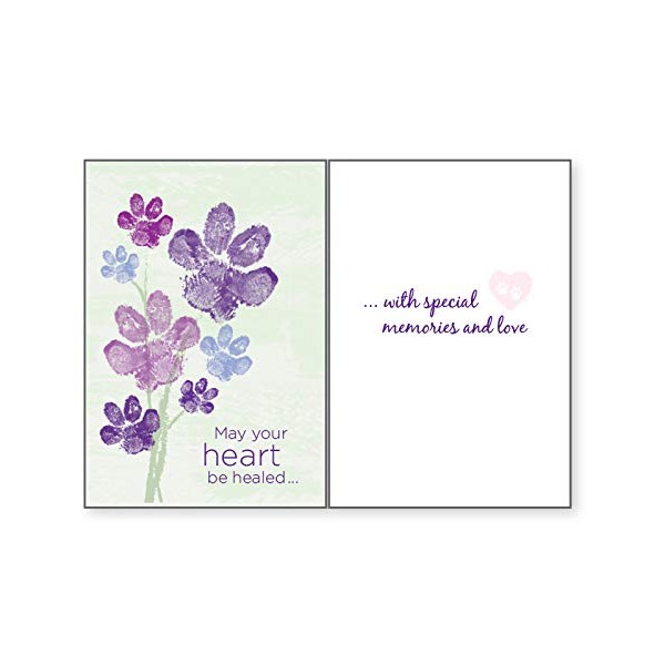 Dog Speak May Your Heart Be Healed With Special Memories and Love - Death Loss of Pet Sympathy Card