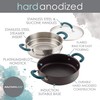Rachael Ray Create Delicious Hard Anodized Aluminum Nonstick Steam Set,