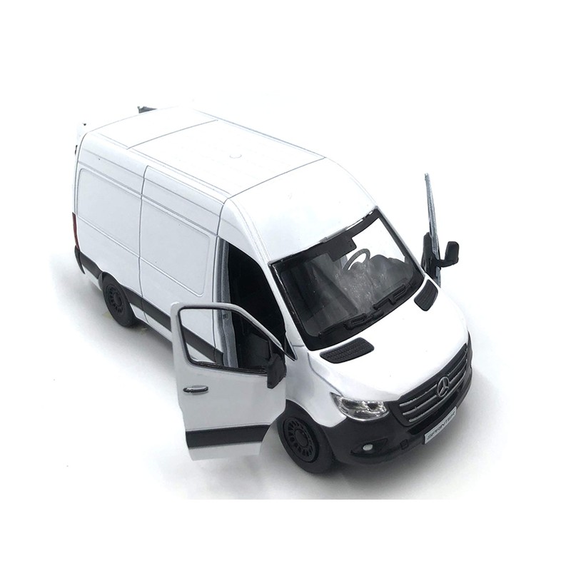ICE TOYS 1:48 Scale Model Car with Opening Door (White
