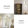 EDISLIVE Modern Wave LED Vanity Light Dimmable Modern Led Vanity