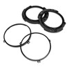 7Inch Round Headlight Mounting Retaining Bracket Ring Set with Headlight