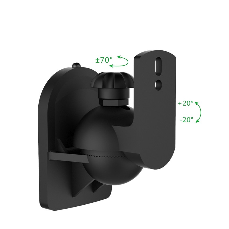 CONECTO CC50297 Wall Bracket, Set of 4, White