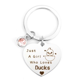 SPMatrix Duck Gifts, Duck Gifts For Women, Duck Gifts For Girls, Gifts For Animal Lover, Ducks Keyring, Birthday Gifts For Women Girls, Duck Keyring