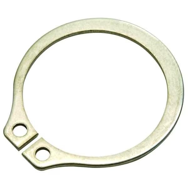 External Retaining Ring, Stainless Steel Plain Finish, 2-3/8 in Shaft