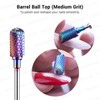 MELODYSUSIE Nail Drill Bits Set Carbide Less Dust Professional 3/32