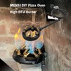 𝑴𝑬𝑵𝑺𝑰 10 Jets Homemade Cast Iron Burner Assembly Flame Control