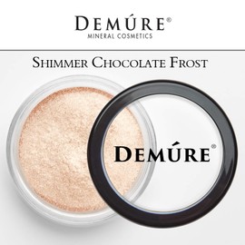 Demure Mineral Make Up Eye Shadow (Chocolate Frost), Shimmer Eyeshadow, Loose Powder, Glitter Eyeshadow, Eye Makeup, Professional Makeup