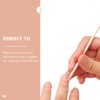 WOONEKY Nail Art Accessories 100pcs Nail Sticks Cuticle Remover Perfect
