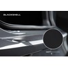 Black shell Boot Sill Protector with Carbon Look, Tailor-made Paint