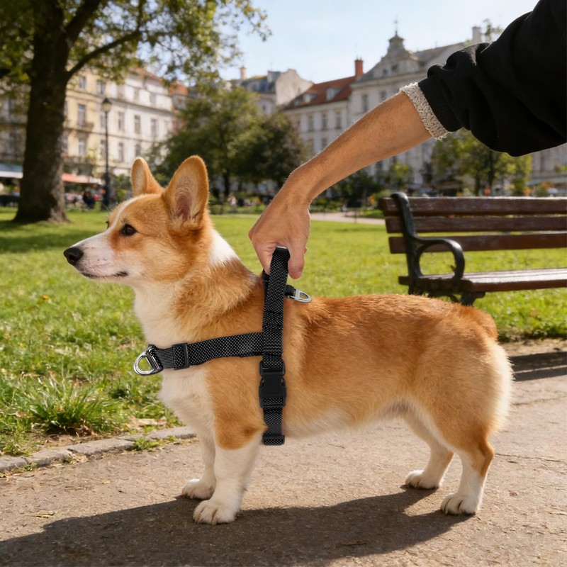 Annchwool No Pull Dog Harness with Front Clip and Easy