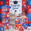 2026 Graduation Decorations, Red and Blue Graduation Decorations, Balloons Boxes