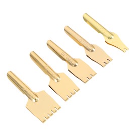 VILLFUL 5pcs Tibetan Calligraphy Fountain Pen Nibs Flat Head Tips for Smooth Writing Reusable Art Accessories for Students and Artists Easy Installation Great for Practice and Professional