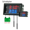 2 pieces measurement 4~30V direct power supply red + blue