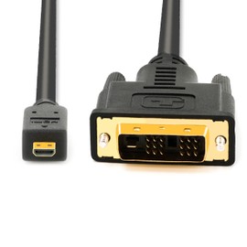 BIGtec 1,5m Micro HDMI auf DVI Kabel Adapter HDMI Micro D Stecker auf DVI-D Stecker Full HD für Monitor Beamer PC Computer TV Smart-TV Display