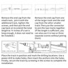 37-211in Retractable Wall or Ceiling Mount Curtain Track System for
