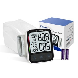 Berrcom Digitales Handgelenk-Blutdruckmessgerät für den Heimgebrauch, automatisches Blutdruckmessgerät mit großer LCD-Anzeige