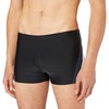 Schiesser Mens Fitted Leg Swim Trunks, black