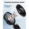 ColdSky - Ventilador portátil de mano, 4000 mAh, funciona con