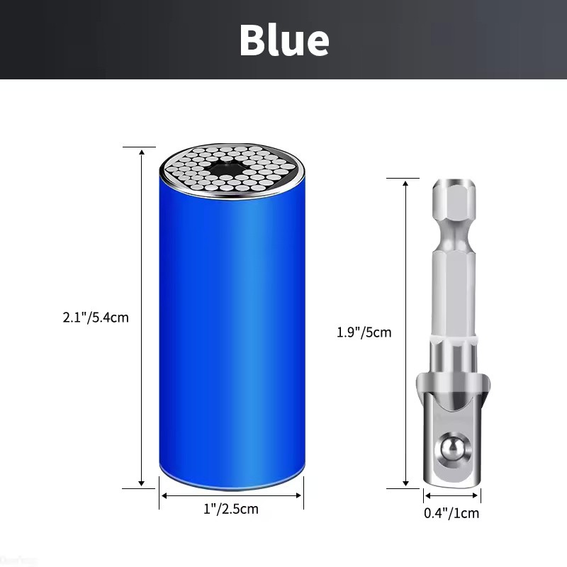 Universal Self-Adjusting Socket & Ratchet Wrench Options, 5–14mm to 11–32mm