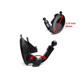 Ramtech Car Windshield Adjustable Large Suction Cup Mount for Garmin NuviCam LM LMT LMTHD/DezlCam LM LMT LMTHD/Dezl Cam 785 LMT-S GPS - SCA7