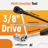 maXpeedingrods 12PCS SAE Torque Adapter Extension Set, 5/16", 3/8", 7/16",