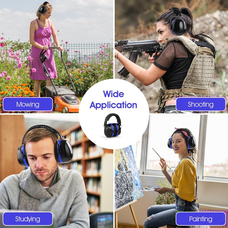 YINSHOME Shooting Ear Protection Earmuffs, Ear protection for gun range,