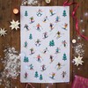 Ulster Weavers Xmas Christmas Ski Slopes Cotton Tea Towel
