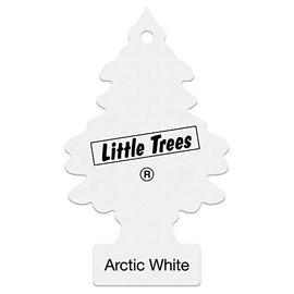Little Trees Air Freshener Tree MTR0061 Arctic White Fragrance For Car Home Boat Caravan - Single Pack