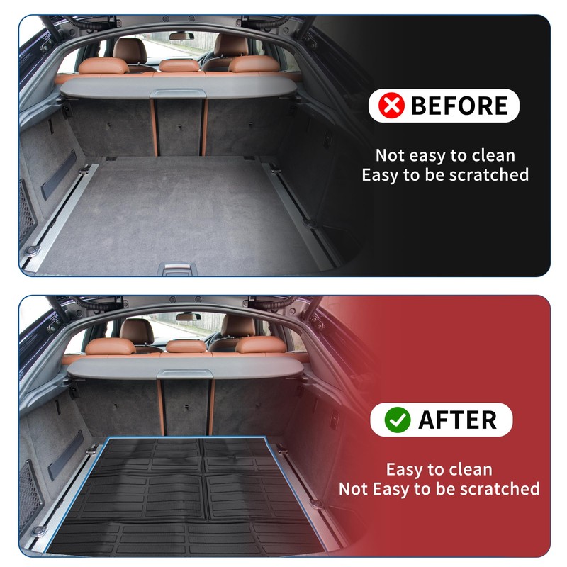 VekAuto Rear Trunk Mat for Mazda CX-90 2024 2025 Upgrade